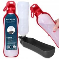 BUTELKA TURYSTYCZNA na WODĘ PSA 0,7 l BIDON Poidło Miska Podróżna