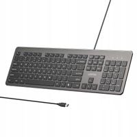 Klawiatura membranowa UNITEK SlimTap USB-A