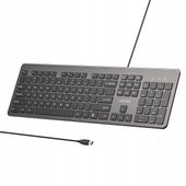 Klawiatura membranowa UNITEK SlimTap USB-A