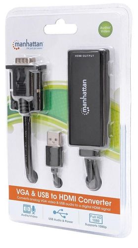 Adapter MANHATTAN 152426 USB - VGA - HDMI na Arena.pl