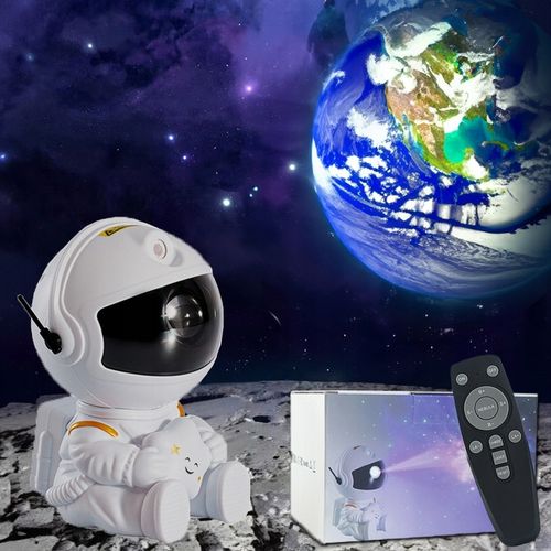 PROJEKTOR GWIAZD ASTRONAUTA LAMPKA NOCNA DLA DZIECKA GALAXY KOSMOS + PILOT na Arena.pl