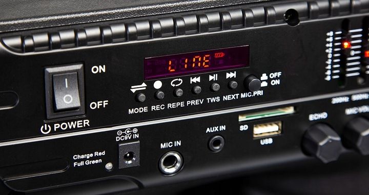 Głośnik Power Audio Manta SPK 5033 40W karaoke zdjęcie 3