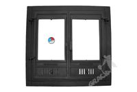 DRZWI B06 - 68X72 CM + TERMOMETR 0-250°C ŻELIWNE DO WĘDZARNI CHLEBOWE