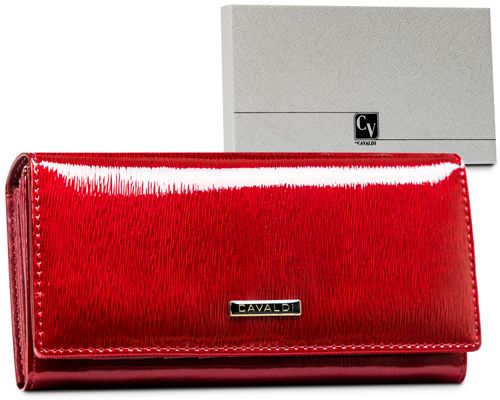 portfel damski skórzany h22-1-sh9-5966 red na Arena.pl