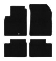 Dywaniki welurowe BASIC czarne Nissan Micra K13 2010-2016 hatchback