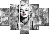 105CM 150CM OBRAZ 5 ELEM MARYLIN MONROE ELEKTRYZUJE DRUK