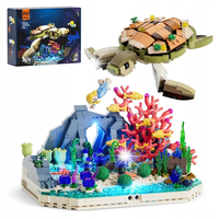 LUMIBRICKS Turtle Reef Dream Zestaw klocków z oświetleniem LED 835 szt.