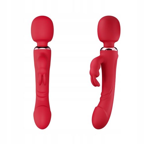 WIBRATOR KRÓLICZEK 3W1 PUNKTU G DAMSKI DWA SILNIKI MASAŻER DWUSTRONNY na Arena.pl