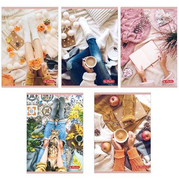 Zeszyt w linie A5 60 kartek - Flat Lay zdjęcie 3