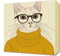 Obraz 40x40cm Intelektualista