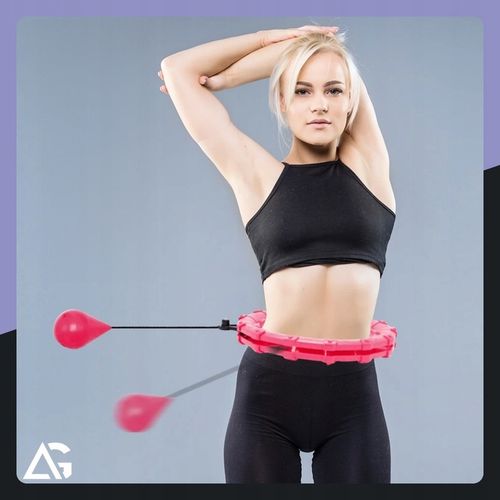 HULA HOP Z OBCIĄŻENIEM ODCHUDZAJĄCE Z OBCIĄŻNIKIEM SMART HULAHOP PLUS na Arena.pl