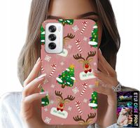 ETUI DO OPPO RENO12 PRO 5G - ŚWIĄTECZNE RENIFERY CHOINKI LASKA WZORY