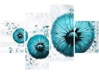 140CM 70 OBRAZ TURKUSOWE DMUCHAWCE ŚCIENNY