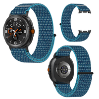 Pasek do Samsung Galaxy Watch 8 40/44mm/ 8 Classic 46mm nylon niebieski