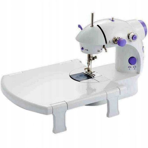 Mini maszyna do szycia dla dzieci nić igła akcesoria + stolik pedał na Arena.pl