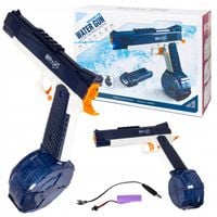PISTOLET NA WODĘ AUTOMATYCZNA SIKAWKA WODNA DLA DZIECI 2 MAGAZYNKI NA AKU