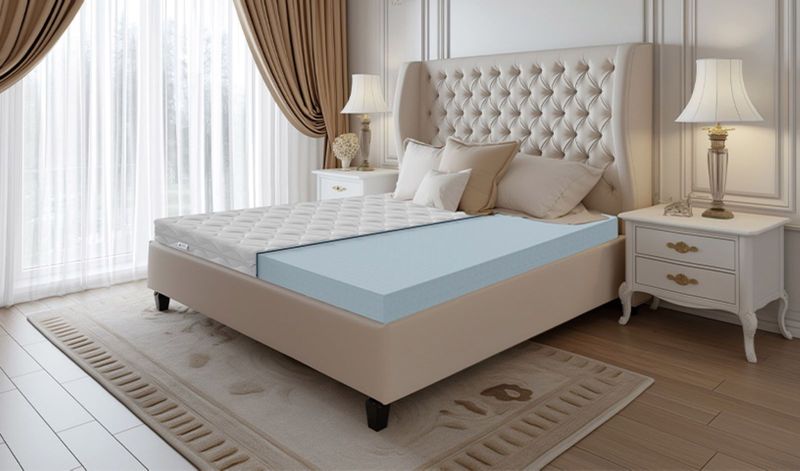 Materac 80x200 piankowy dwustronny Milano 10 cm z pokrowcem wygodny miękki zdjęcie 3