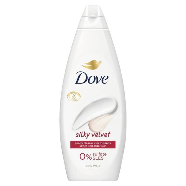 DOVE Essential Care Silky Velvet Żel pod prysznic 720ml zdjęcie 1