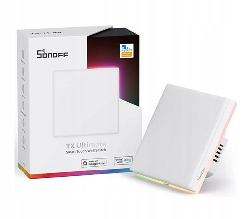 Inteligentny Dotykowy Przełącznik Ścienny WiFi TX Ultimate T5 Sonoff na Arena.pl