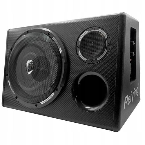 SKRZYNIA BASOWA TUBA OBUDOWA SUBWOOFER + WZMACNIACZ KABLE PRZEWODY na Arena.pl