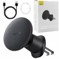 Uchwyt Samochodowy na Telefon z Ładowaniem MagSafe 15W Zaciągany do Kratki