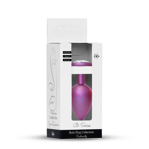 Plug-Jewellery Pearl Pink PLUG- Clear L zdjęcie 1