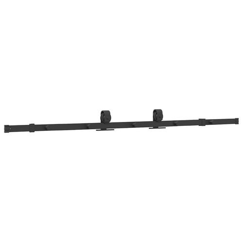 System do montażu drzwi przesuwnych, 183 cm, stal, czarny na Arena.pl