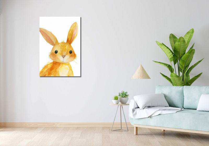 Obraz 60x90cm Słodki Zajączek zdjęcie 2
