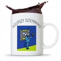 Kubek Dziennikarza Reportera Najlepszy Dziennikarz Z Nadrukiem Ze Zdjęciem