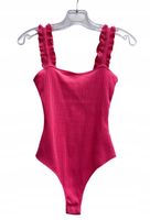 HONEY PUNCH RUFFLE BODYSUIT ROZMIAR S