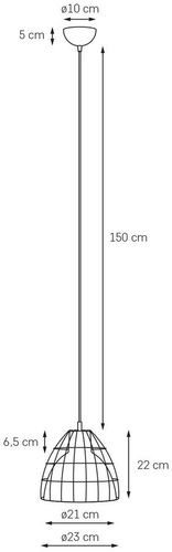 Lampa wisząca KASPA Frame M na Arena.pl