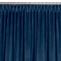 Zasłona VILA velvetowa na taśmie smok 200x225 indygo wzór 1 Homede