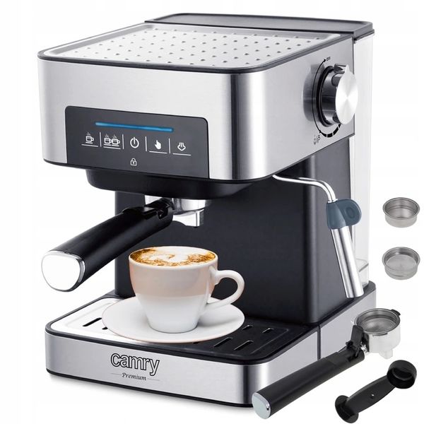 Ekspres Ciśnieniowy Do Kawy 15Bar 10Kaw 1000W Inox zdjęcie 1