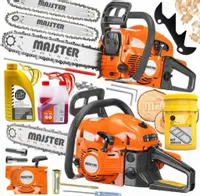 PIŁA SPALINOWA PILARKA ŁAŃCUCHOWA 5,7km 58cm3 2x łańc/prowad/Olej Mocna XXL