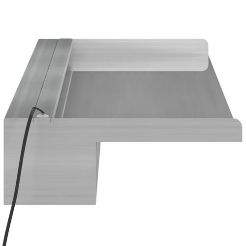 Wylewka do wodospadu z RGB LED, stal nierdzewna, 108 cm na Arena.pl