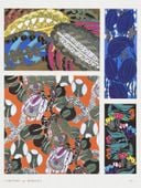 Plakat 60x80cm Kwiaty Art Deco v.1, Bénédictus Vintage do Salonu