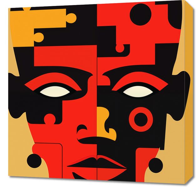 Obraz 60x60cm Puzzle Tożsamości zdjęcie 1