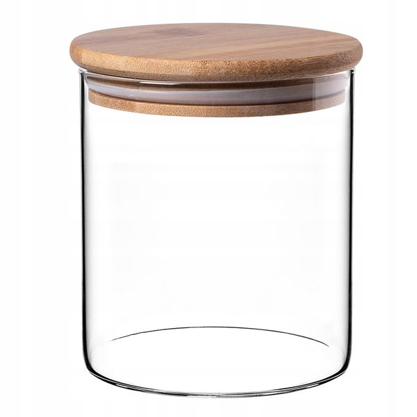 KADAX Pojemnik Szklany Przyprawy Makaron Z Pokrywką Słoik 800ml zdjęcie 9