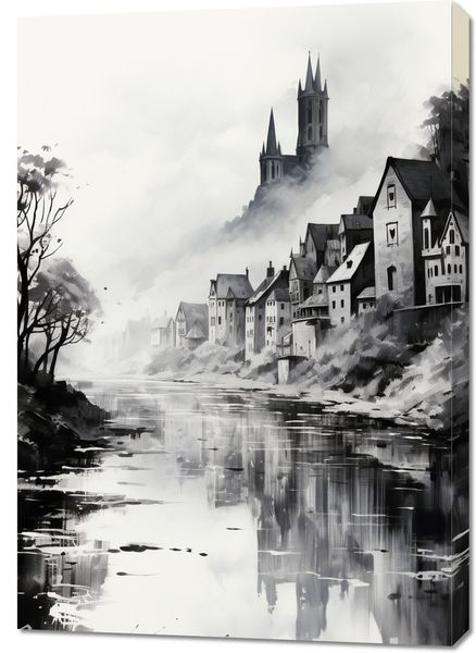 Obraz 70x100cm Mglisty Refleks zdjęcie 1