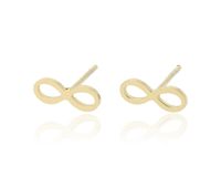 Kolczyki na sztyfcie Infinity Stal nierdzewna