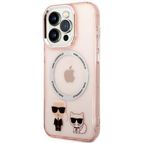 Etui Karl Lagerfeld do iPhone 14 Pro Max, Różowy, MagSafe na Arena.pl