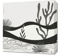 Obraz 50x50cm Ogród przy Nocy