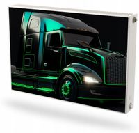 Mata magnetyczna magnes ozdobny na grzejnik pod wymiar SAMOCHÓD CIĘŻAROWY