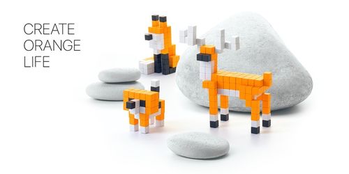 KLOCKI MAGNETYCZNE PIXIO 16 YELLOW COLOR ŻÓŁTE na Arena.pl