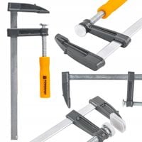 ŚCISK STOLARSKI ŚRUBOWY ZACISK 200x50 MM TYP F STALOWY DO DREWNA WARSZTATU