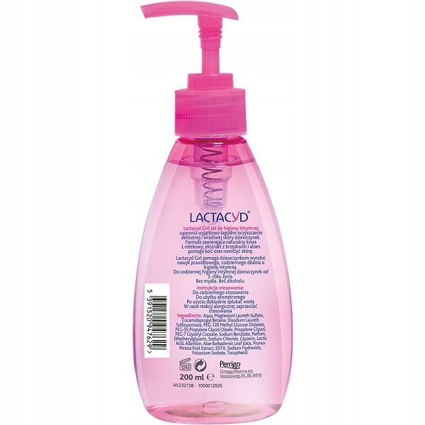 LACTACYD GIRL Żel Do Higieny Intymnej x2 zdjęcie 3