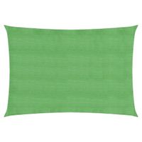 Żagiel przeciwsłoneczny, 160 g/m², jasnozielony, 3x5 m, HDPE
