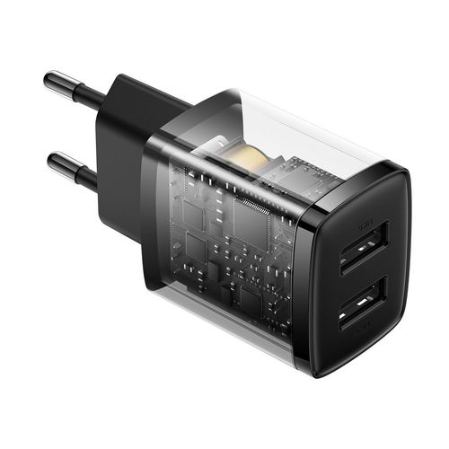 ładowarka sieciowa compact 2x usb 10.5w czarny na Arena.pl