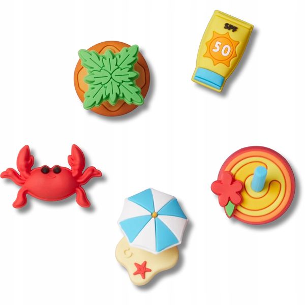 Crocs Przypinki Jibbitz Piny Do Butów Beachy 5 Pack zdjęcie 1