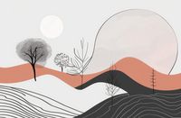 Plakat 91,5x60cm Półcień Widoku